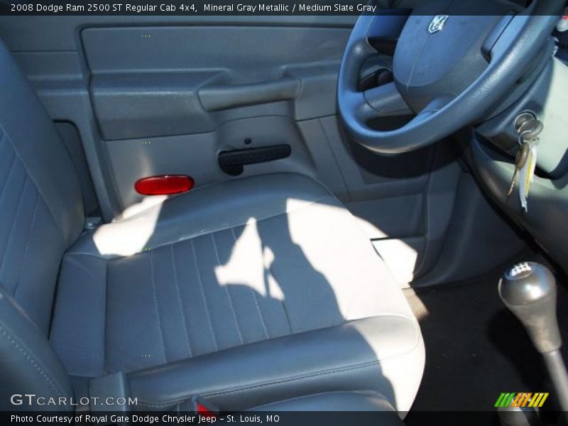 Mineral Gray Metallic / Medium Slate Gray 2008 Dodge Ram 2500 ST Regular Cab 4x4
