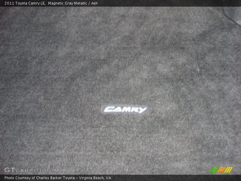 Magnetic Gray Metallic / Ash 2011 Toyota Camry LE