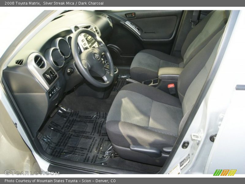 Silver Streak Mica / Dark Charcoal 2008 Toyota Matrix
