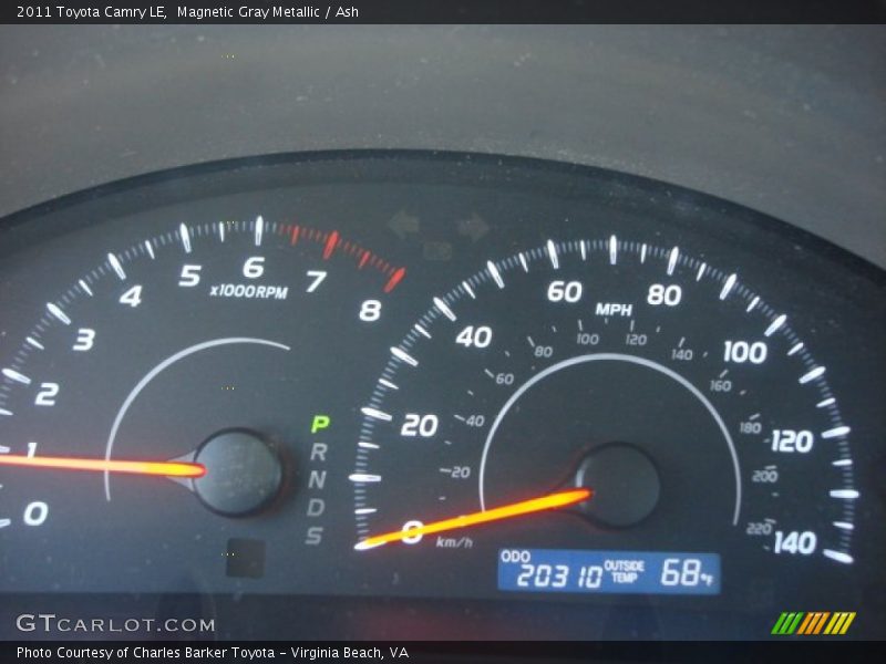 Magnetic Gray Metallic / Ash 2011 Toyota Camry LE