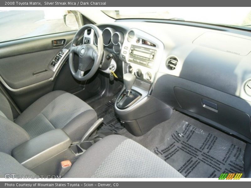 Silver Streak Mica / Dark Charcoal 2008 Toyota Matrix