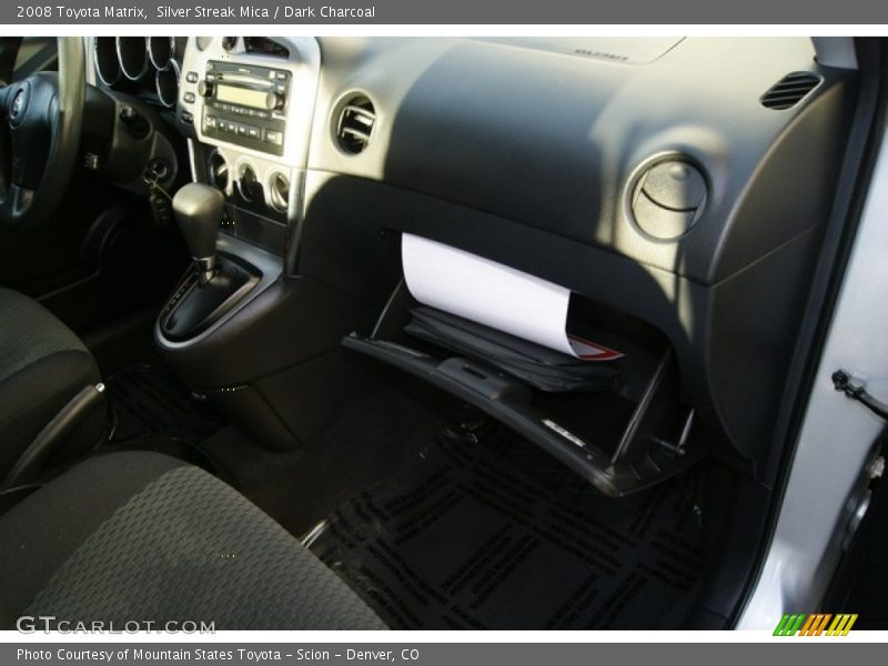 Silver Streak Mica / Dark Charcoal 2008 Toyota Matrix