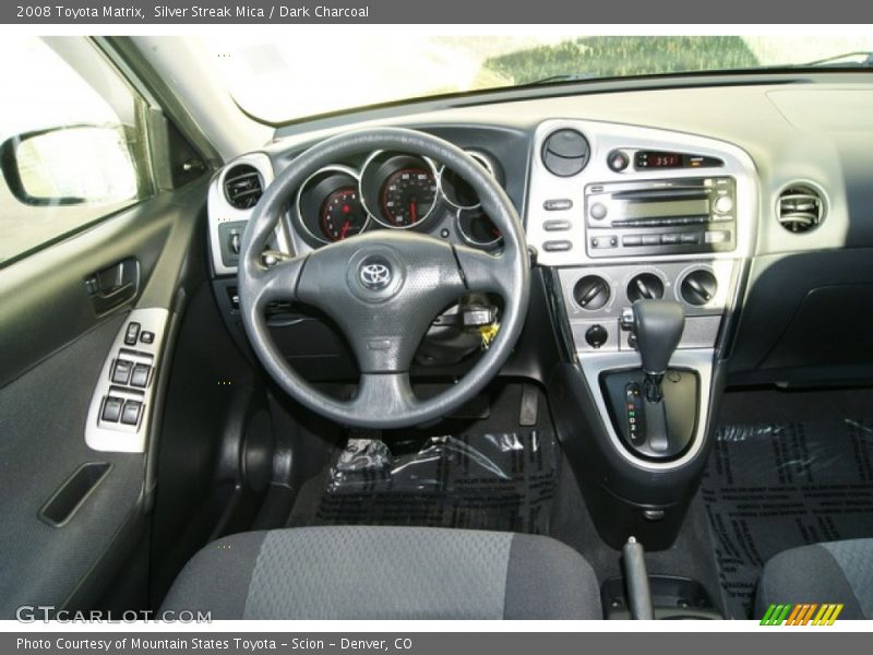Silver Streak Mica / Dark Charcoal 2008 Toyota Matrix