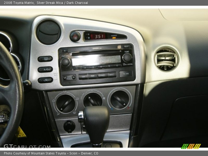 Silver Streak Mica / Dark Charcoal 2008 Toyota Matrix