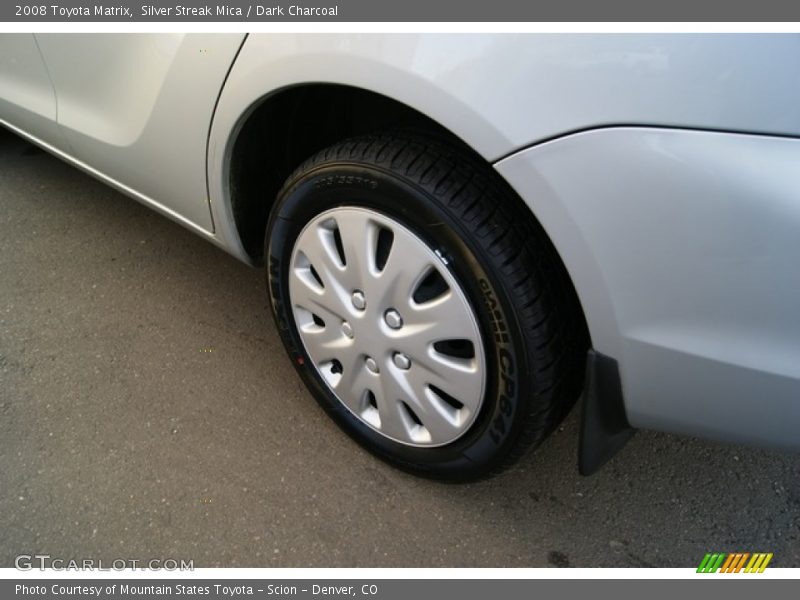 Silver Streak Mica / Dark Charcoal 2008 Toyota Matrix