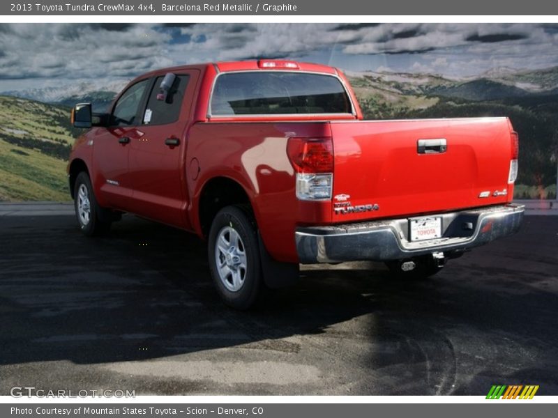 Barcelona Red Metallic / Graphite 2013 Toyota Tundra CrewMax 4x4