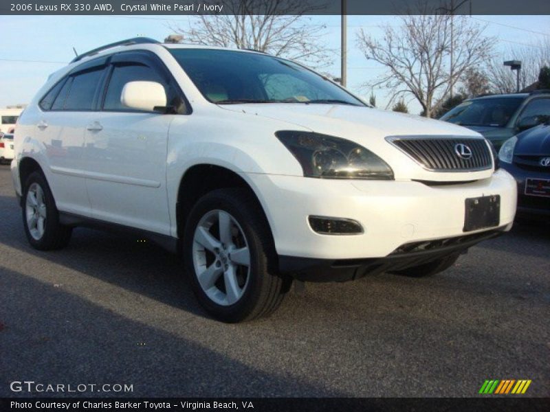 Crystal White Pearl / Ivory 2006 Lexus RX 330 AWD