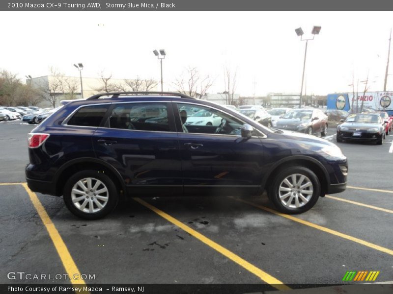 Stormy Blue Mica / Black 2010 Mazda CX-9 Touring AWD