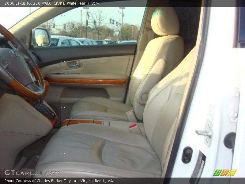 Crystal White Pearl / Ivory 2006 Lexus RX 330 AWD