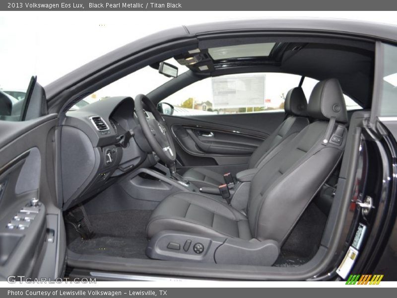  2013 Eos Lux Titan Black Interior