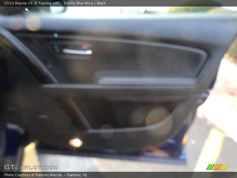 Stormy Blue Mica / Black 2010 Mazda CX-9 Touring AWD