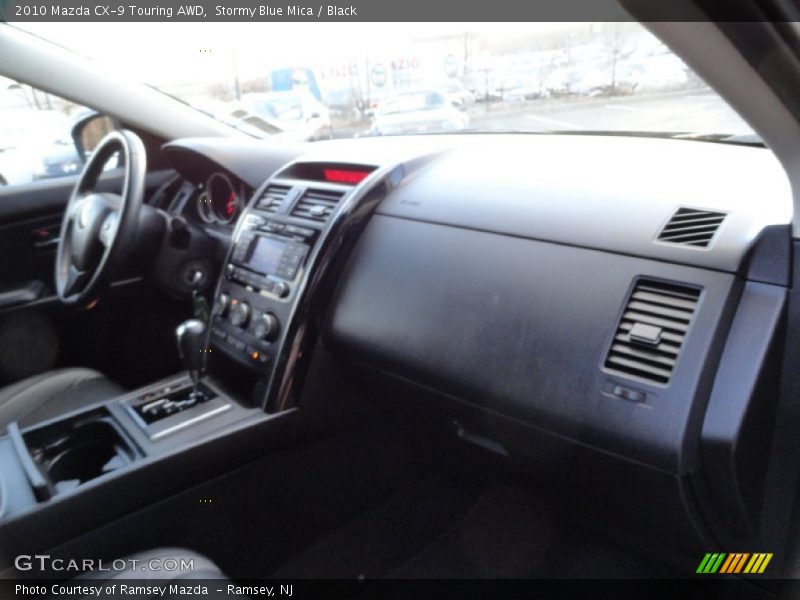 Stormy Blue Mica / Black 2010 Mazda CX-9 Touring AWD