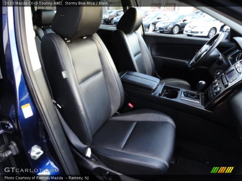 Stormy Blue Mica / Black 2010 Mazda CX-9 Touring AWD