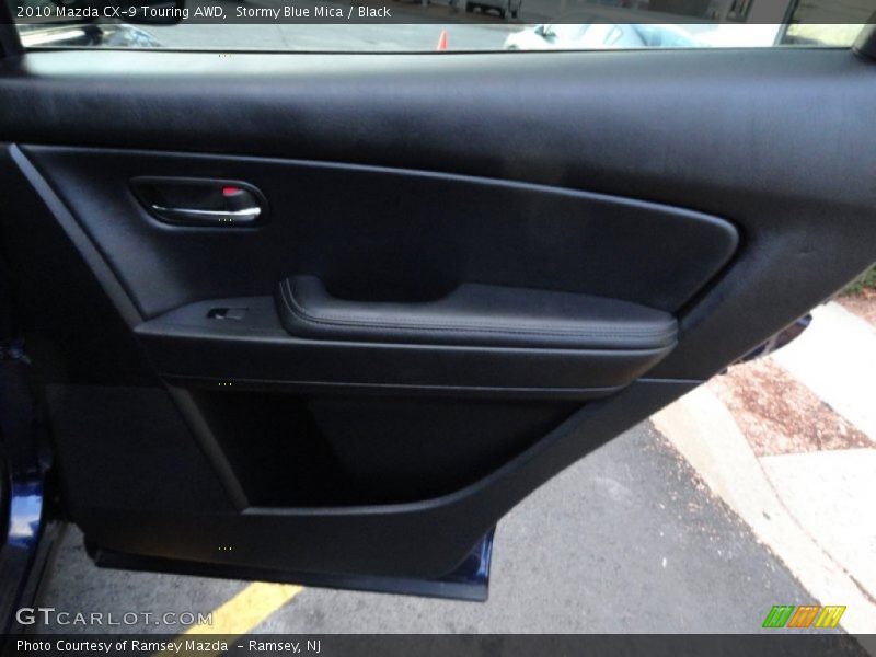 Stormy Blue Mica / Black 2010 Mazda CX-9 Touring AWD