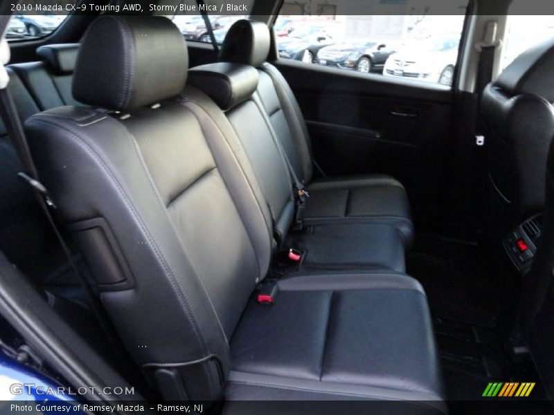 Stormy Blue Mica / Black 2010 Mazda CX-9 Touring AWD