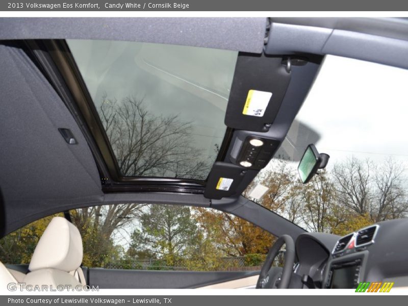 Sunroof of 2013 Eos Komfort