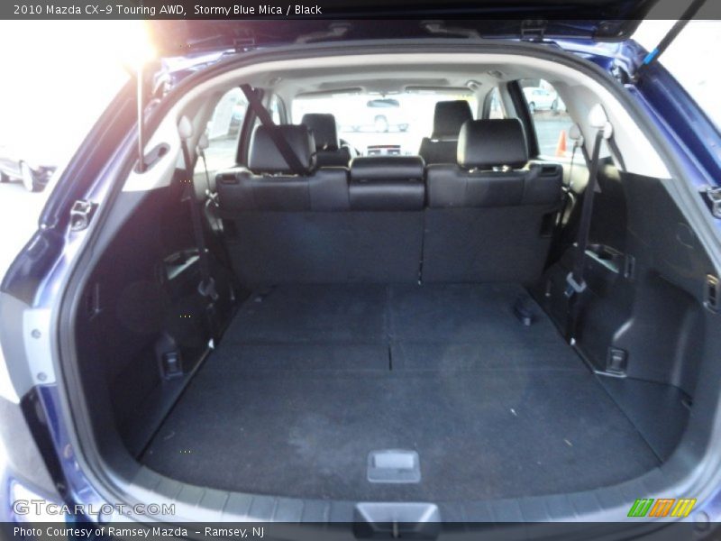 Stormy Blue Mica / Black 2010 Mazda CX-9 Touring AWD