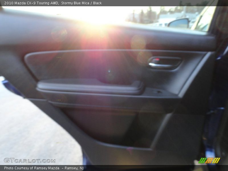 Stormy Blue Mica / Black 2010 Mazda CX-9 Touring AWD