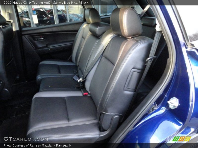 Stormy Blue Mica / Black 2010 Mazda CX-9 Touring AWD