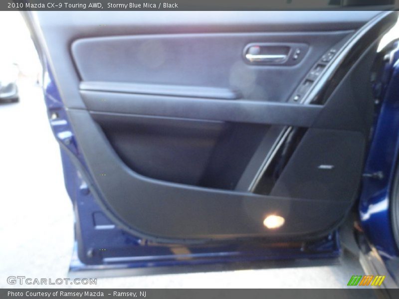 Stormy Blue Mica / Black 2010 Mazda CX-9 Touring AWD