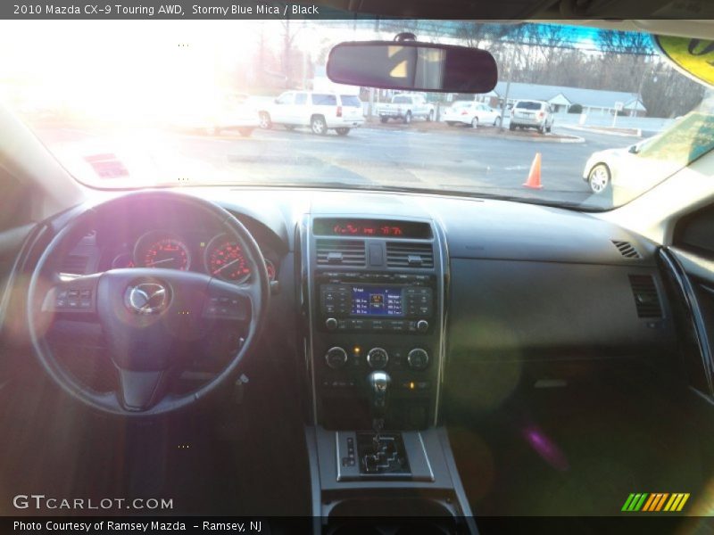 Stormy Blue Mica / Black 2010 Mazda CX-9 Touring AWD