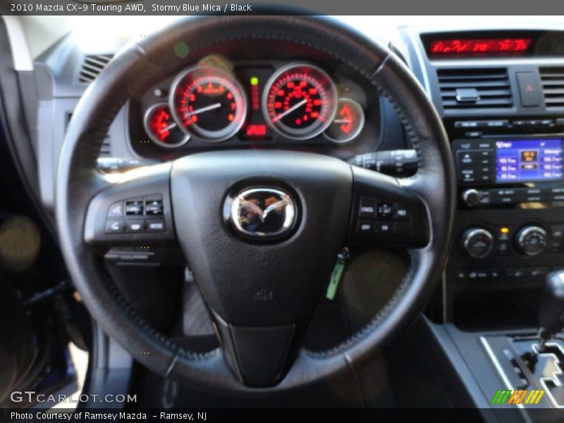Stormy Blue Mica / Black 2010 Mazda CX-9 Touring AWD