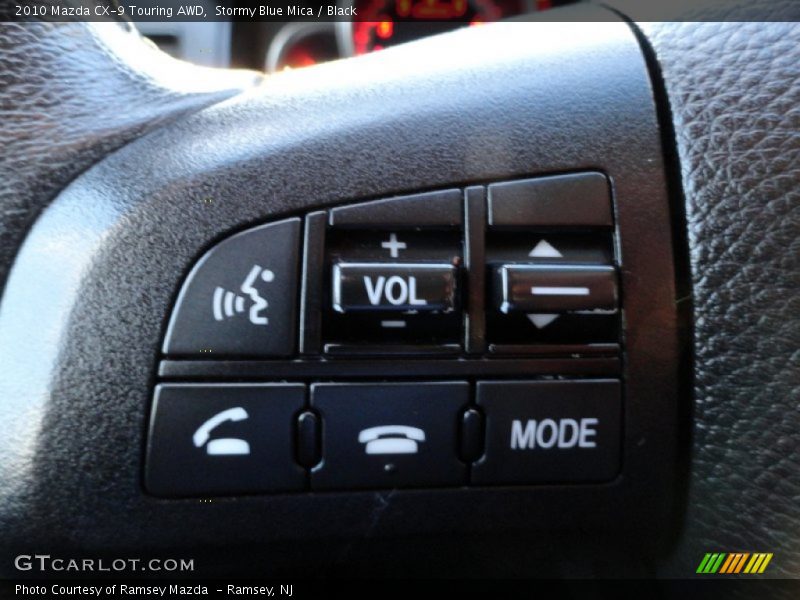 Stormy Blue Mica / Black 2010 Mazda CX-9 Touring AWD