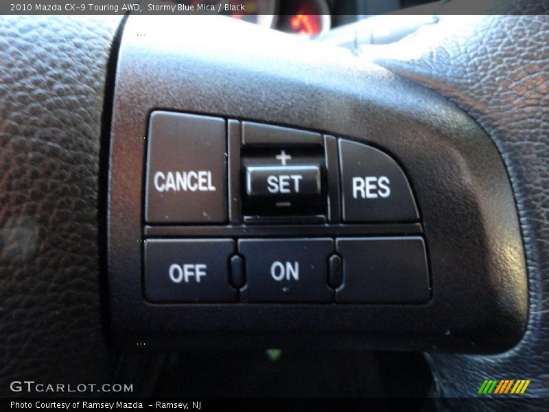 Stormy Blue Mica / Black 2010 Mazda CX-9 Touring AWD