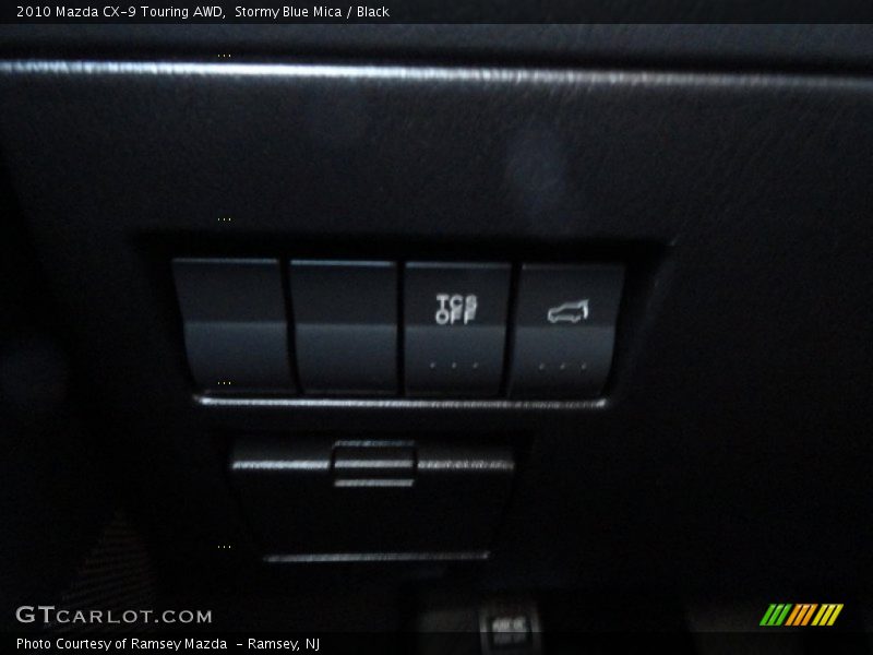 Stormy Blue Mica / Black 2010 Mazda CX-9 Touring AWD