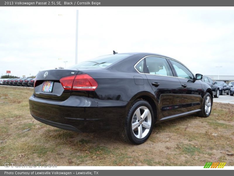 Black / Cornsilk Beige 2013 Volkswagen Passat 2.5L SE
