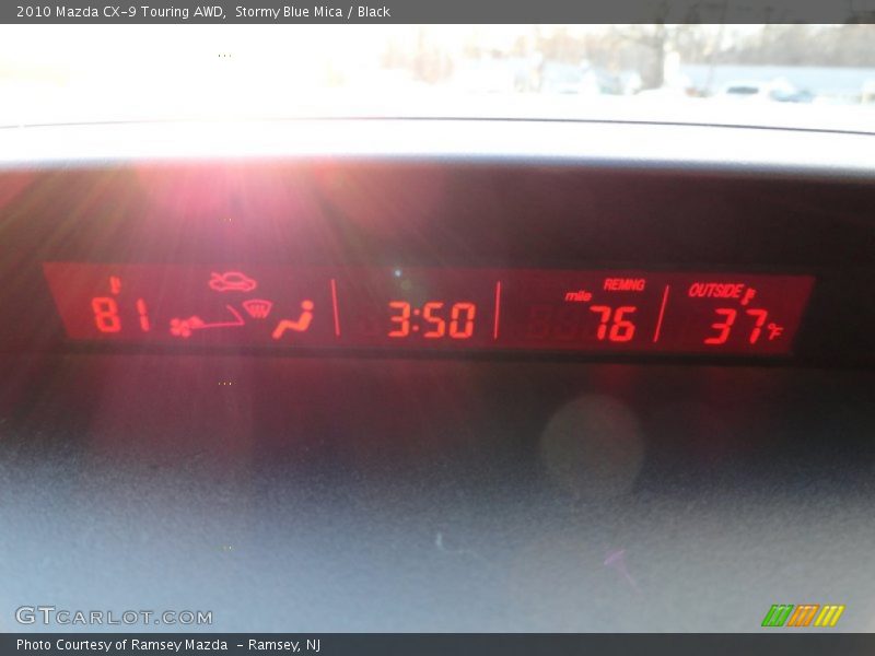 Stormy Blue Mica / Black 2010 Mazda CX-9 Touring AWD