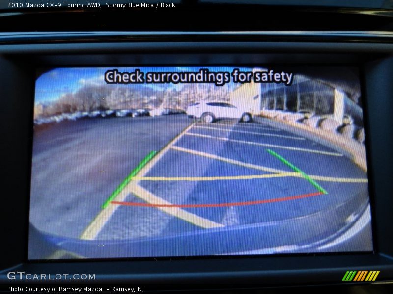 Stormy Blue Mica / Black 2010 Mazda CX-9 Touring AWD