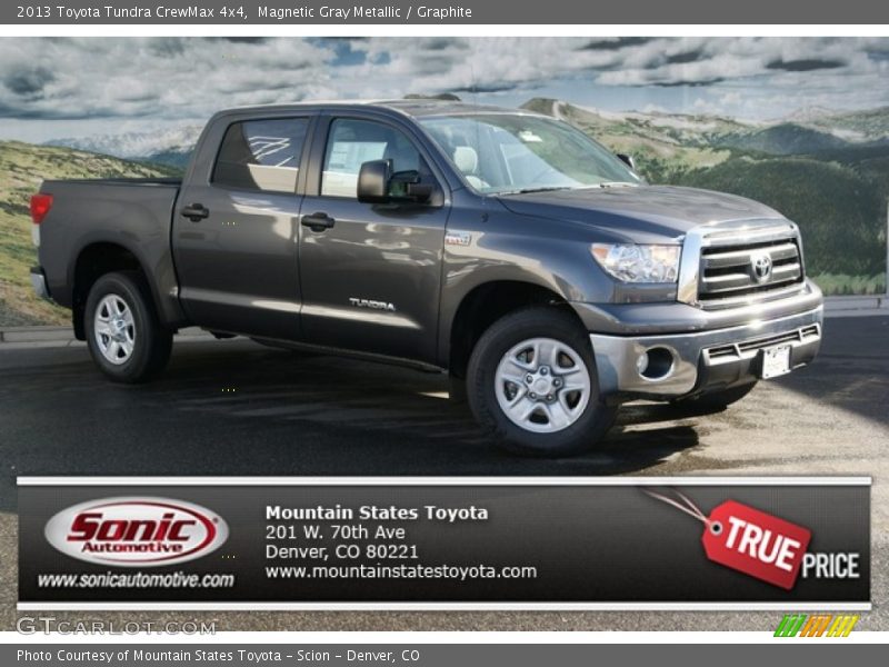 Magnetic Gray Metallic / Graphite 2013 Toyota Tundra CrewMax 4x4