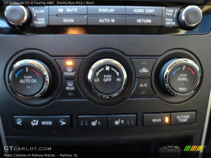 Stormy Blue Mica / Black 2010 Mazda CX-9 Touring AWD