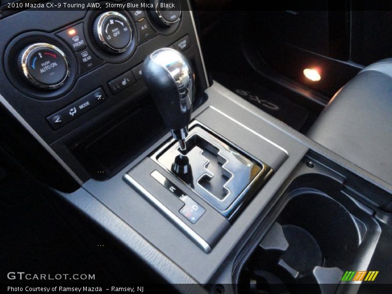 Stormy Blue Mica / Black 2010 Mazda CX-9 Touring AWD