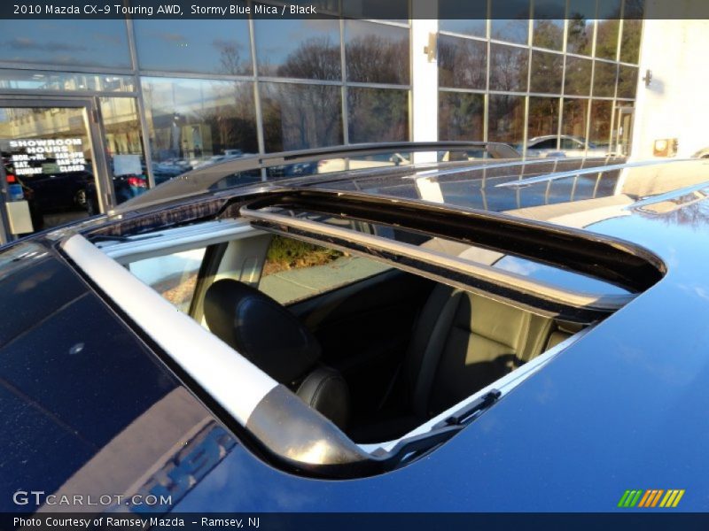 Stormy Blue Mica / Black 2010 Mazda CX-9 Touring AWD