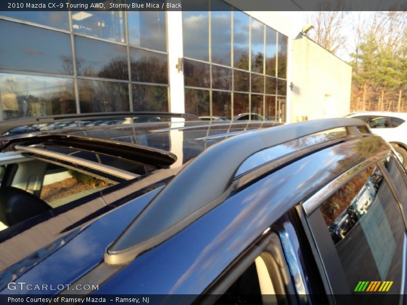 Stormy Blue Mica / Black 2010 Mazda CX-9 Touring AWD