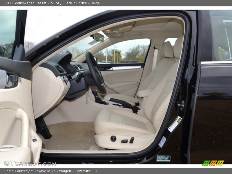 Black / Cornsilk Beige 2013 Volkswagen Passat 2.5L SE