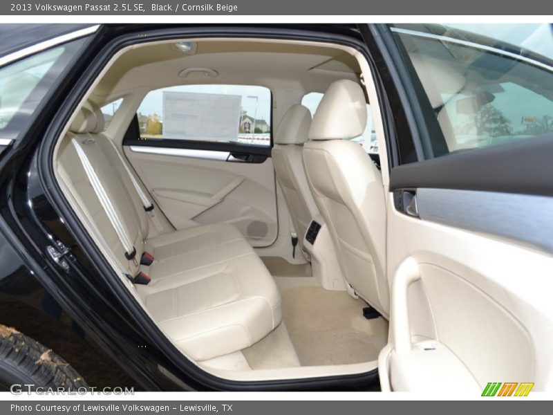 Black / Cornsilk Beige 2013 Volkswagen Passat 2.5L SE