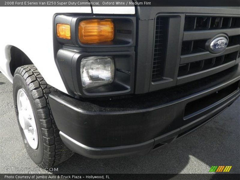 Oxford White / Medium Flint 2008 Ford E Series Van E250 Super Duty Commericial