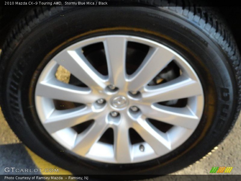 Stormy Blue Mica / Black 2010 Mazda CX-9 Touring AWD