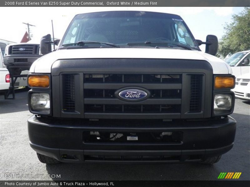 Oxford White / Medium Flint 2008 Ford E Series Van E250 Super Duty Commericial