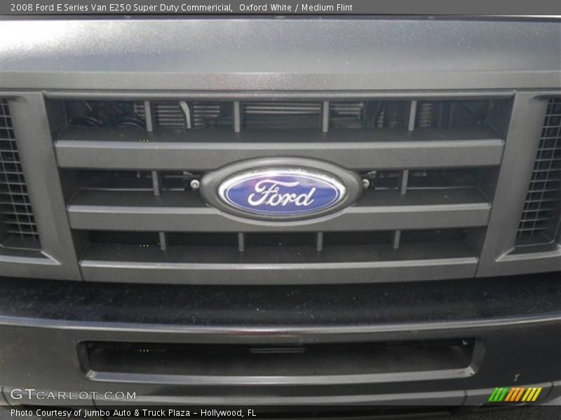 Oxford White / Medium Flint 2008 Ford E Series Van E250 Super Duty Commericial