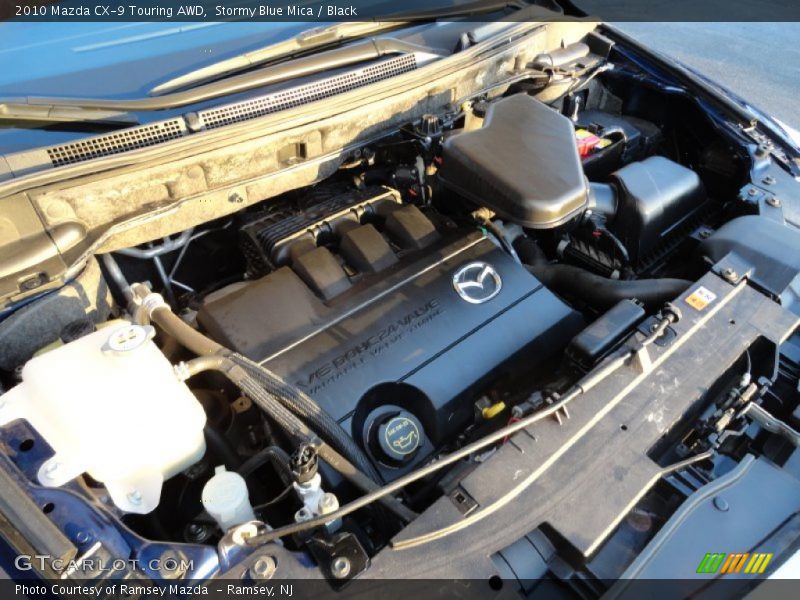 Stormy Blue Mica / Black 2010 Mazda CX-9 Touring AWD