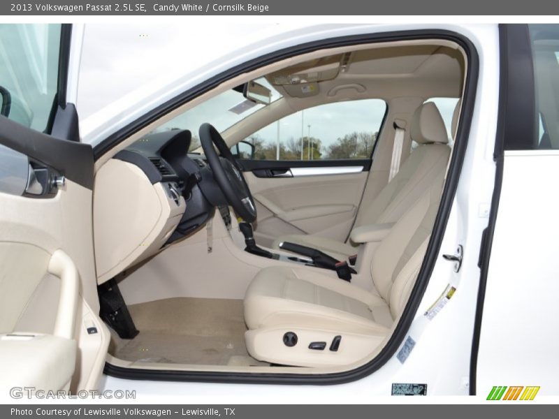 Candy White / Cornsilk Beige 2013 Volkswagen Passat 2.5L SE