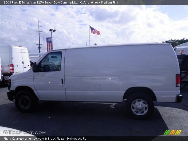 Oxford White / Medium Flint 2008 Ford E Series Van E250 Super Duty Commericial