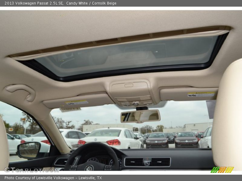 Candy White / Cornsilk Beige 2013 Volkswagen Passat 2.5L SE