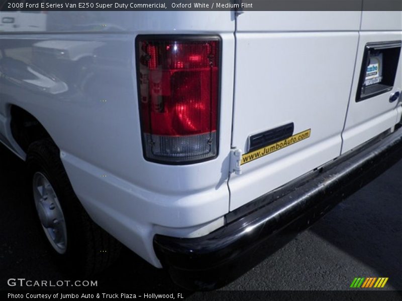 Oxford White / Medium Flint 2008 Ford E Series Van E250 Super Duty Commericial