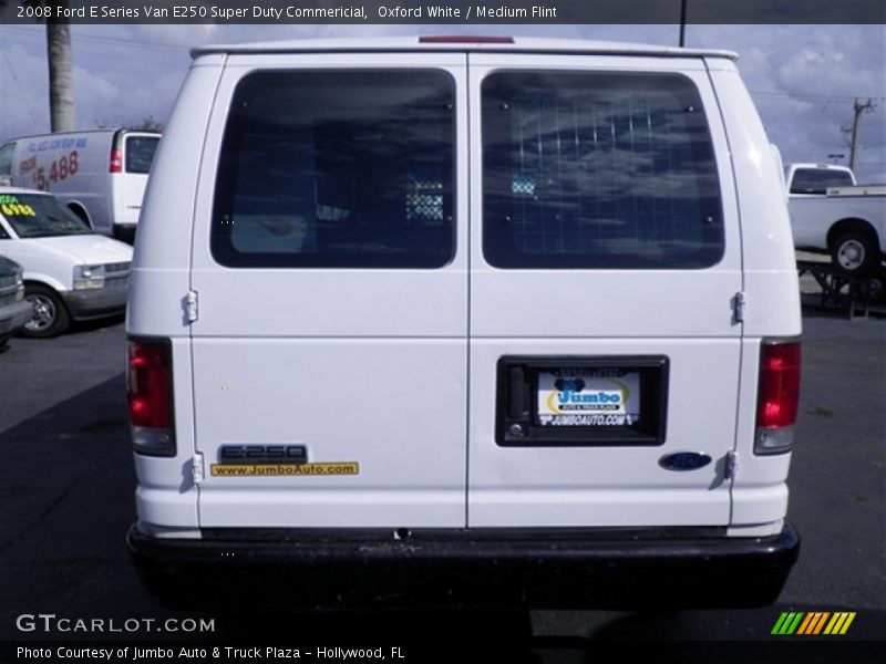Oxford White / Medium Flint 2008 Ford E Series Van E250 Super Duty Commericial