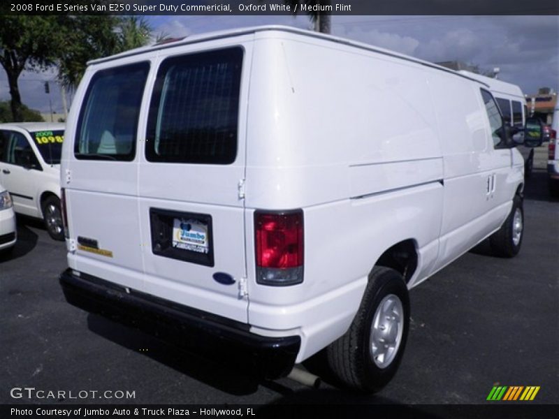 Oxford White / Medium Flint 2008 Ford E Series Van E250 Super Duty Commericial